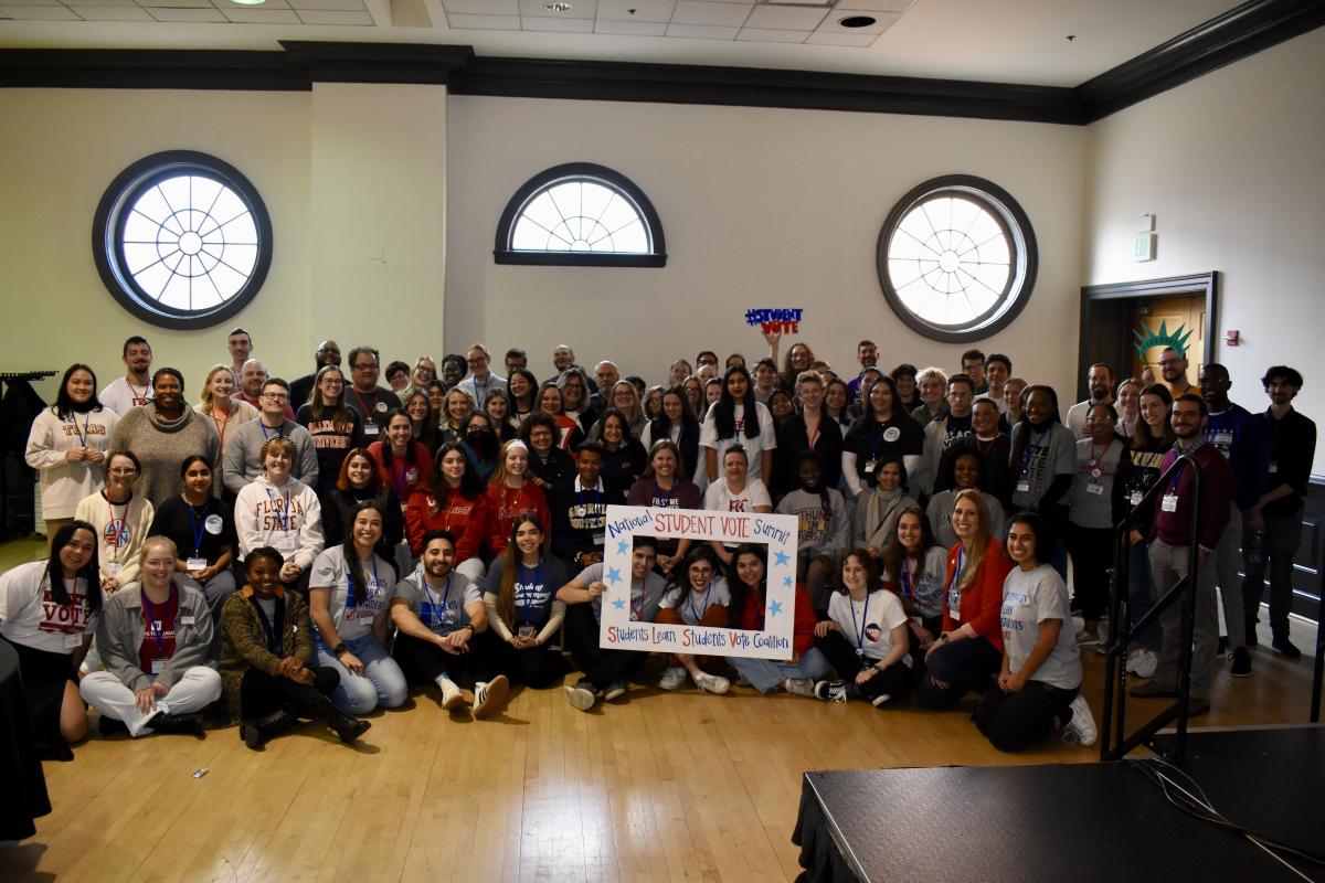 Attendees of the National Student Vote Summit