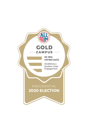 All in Democracy Challenge — Gold Campus Award